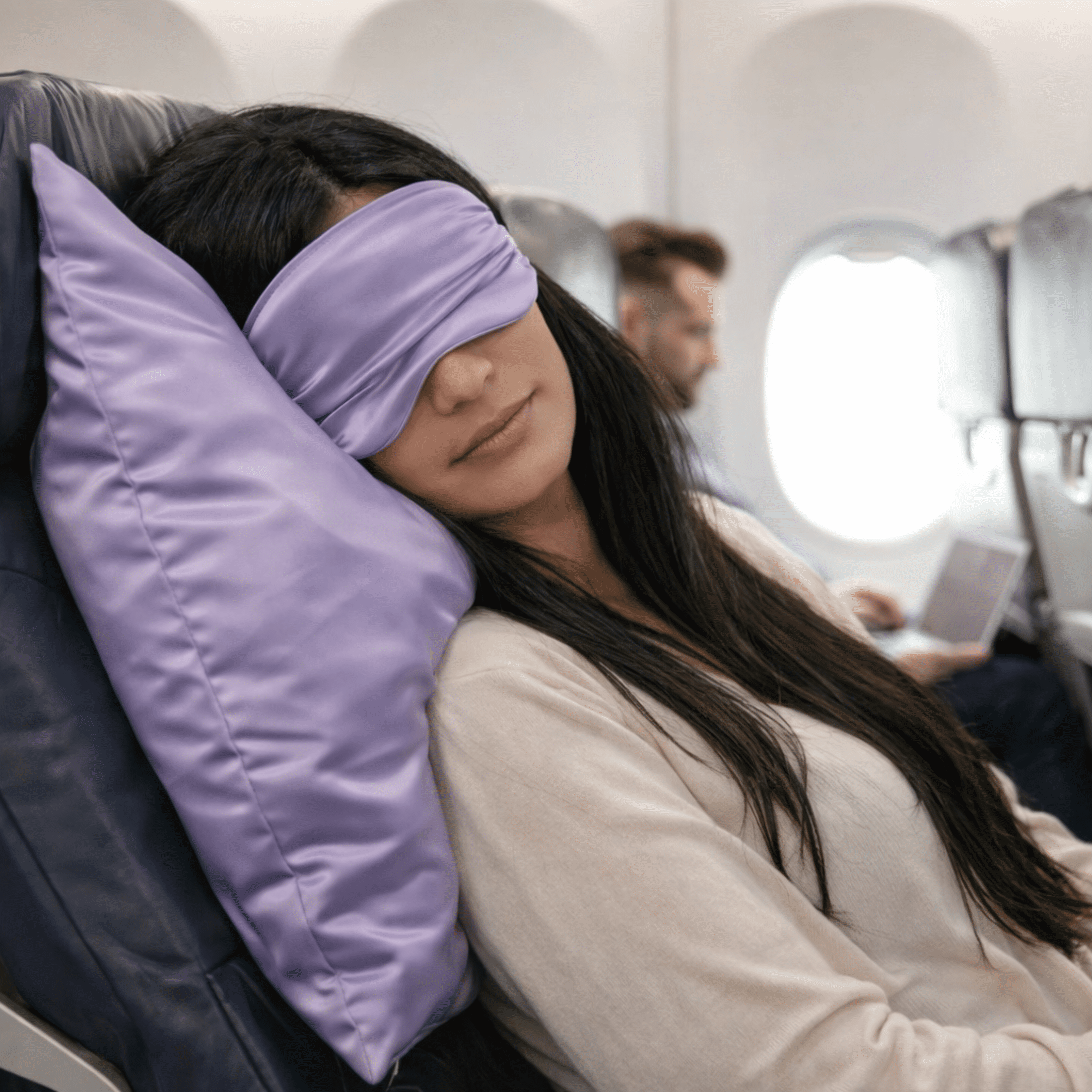 Silk Sleep Mask - Lilac