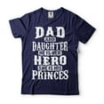 thumbnail image 4 of Mens Dad And Daughter Shirt Father Daughter Shirt He Is Her Hero And She is His Princess Shirt (4X-Large Grey), 4 of 6