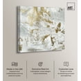 thumbnail image 2 of Istanna Canvas Elegant White Gold Wall Art by Art Remedy, Gallery Wrapped, 12" x 12", 2 of 7