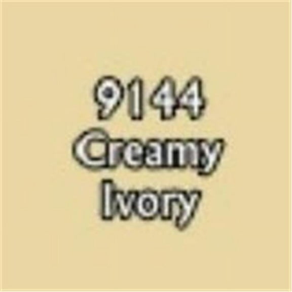 Reaper Miniatures REM09144 0.5 oz Master Series Paint Dropper Bottle, Creamy Ivory