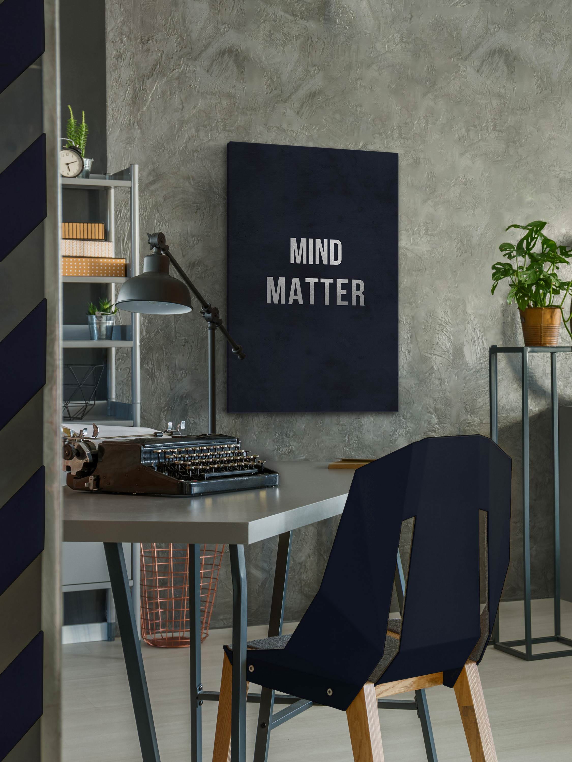 Mind Matter Painting Print on Wrapped Canvas