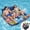 Navy Blue, variant on 2-Person Inflatable Pool Floats Adult Heavy Duty, 71" x 61" Pool Lounger Float with Cup Holders & Backrest & Removable Insulated Cooler, Thickened Swimming Raft for Pool Party, Lake, Beach, River