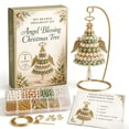 thumbnail image 6 of Eagokdc Christmas Tree Beaded Craft Kit Diamond Beads Art Craft for Adults, DIY 3D Tabletop Tree for Gathering Party Decor, Tiered Tray Windowsill Mantel Ornaments, 6 of 6