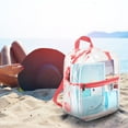 thumbnail image 4 of Tumotour Transparent Backpack Transparent Mini Backpack Suitable For Students' Bags, 4 of 5