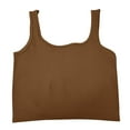 thumbnail image 7 of Razzly Animal Print Tops for Women Shirt Pack 3x Workout Shirts Camisoles for Women Fitted Shirt Women plus Size Workout Top Shirts with Lace for Women Sequin Too Adjustable Tops for Women(Coffee,M), 7 of 7