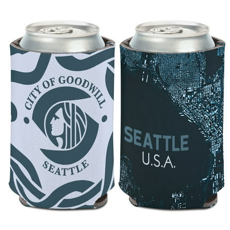 

Seattle Washington City of Goodwill WinCraft Neoprene Drink Can Cooler