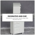 thumbnail image 2 of FELTECHELECTR Mini Cabinet Decor White 1Set 3.3X1.5X3.7in, 2 of 8