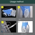 thumbnail image 3 of Urinal Pee Collector, Silicone Leakproof Adjusted Valve Switch 1000ML 2000ML Urinal Pee Holder  For Elderly For Paralysis, 3 of 8