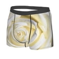 thumbnail image 2 of Balery White Rose Men's Boxer Briefs, Soft and Breathable Cotton Underwear with nylon Waistband-Large, 2 of 9