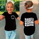 thumbnail image 4 of Gibobby Camisa&nbsp;Vaquera pequeños Bebés Niñas Mama's Expensive Little Besties Camisa de manga corta con estampado de letras Mini camiseta divertida de Mama Camiseta de moda（Negro， 3-4 Años), 4 of 5
