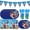 NTZ32, variant on Party Supplies Spider Man Birthday Party Supplies and Decorations Set - Includes Tableware Set and Happy Birthday Banner