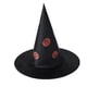 thumbnail image 2 of Sombrero de Bruja de Halloween con Gancho | Accesorio de Tela para Disfraz Espeluznante y Decoración Colgante para Exteriores para Cercas de Árboles de Jardín | Decoración Resistente a La Intemperie, 2 of 5