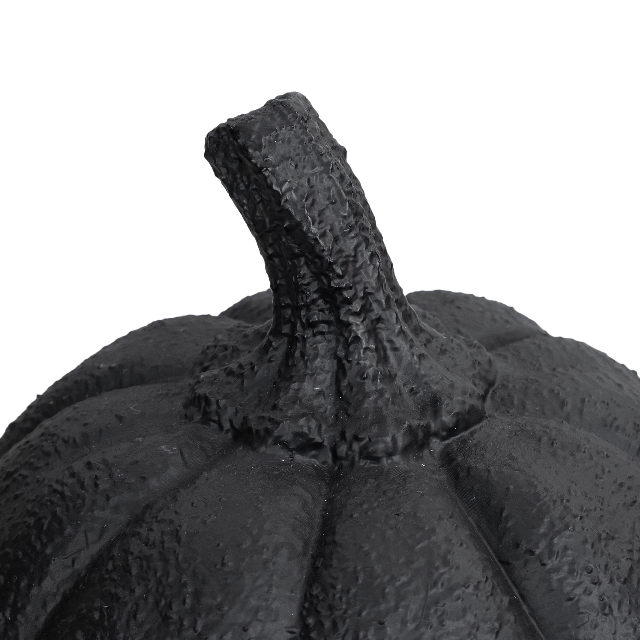 My Texas House Halloween Jack-o'-Lantern Tabletop Decoration, Black, 13"