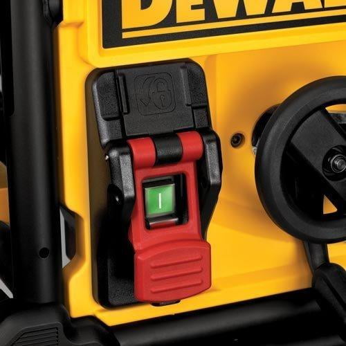 Dewalt dwe7491rs jobsite table saw with rolling on sale stand stores