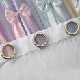 thumbnail image 4 of jejeloiu Colorful Bowknot Pattern Curtains Pack of 2 (42x84 Each),Multicolor Ribbon Bowtie Curtains Blackout For Kids, 4 of 6
