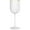 White, variant on Plastic White W Gold Rim Goblets Wine Glasses BPA Free 12 Oz Disposable Elegant Drink Cups for Parties Wedding Receptions Fancy Reusable Tumblers for EZ CleanUp 5 Pack