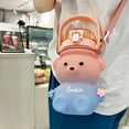 thumbnail image 3 of PENGXIANG Water Cup Portable Adjustable Shoulder Strap Gift Creative High-value Large-capacity Cute Cartoon Bear, 3 of 17