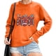 thumbnail image 3 of Gibobby Sudaderas para mujer Sudaderas de fútbol para mujer, camiseta gráfica de fútbol, camisetas deportivas informales de manga larga (Anaranjado, XXL), 3 of 4