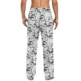 thumbnail image 3 of joogoo Men's Pajama Pants Retro Bicycles Soft Long Sleep Lounge Pjs Bottoms L, 3 of 7