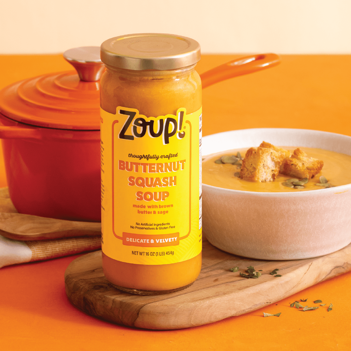 Zoup! Butternut Squash Soup, Shelf-Stable, 16 oz - Walmart.com