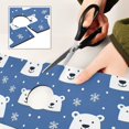 thumbnail image 6 of Yayeee Faucet Mat for Kitchen Sink 14.7" Diatomite Long Splash Guard Pad, White Polar Bear, 6 of 7
