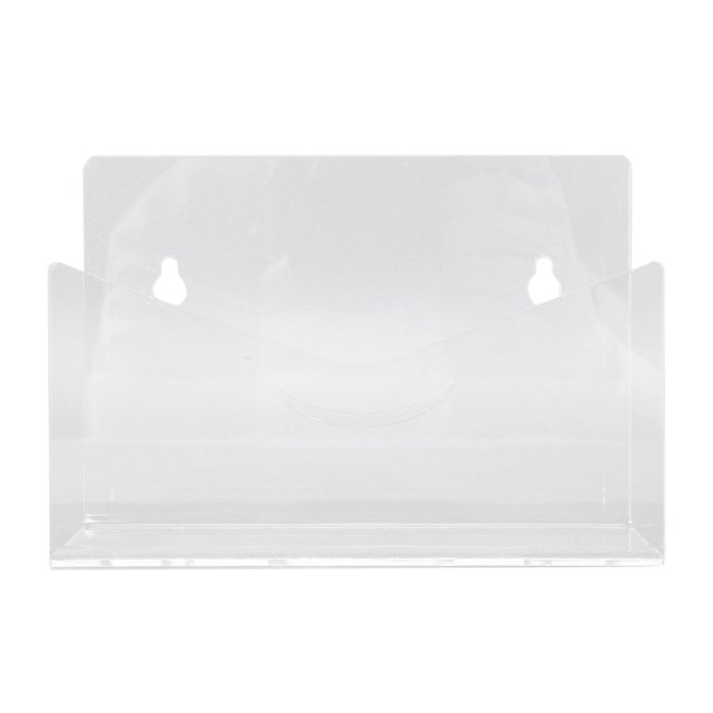File Letter Organizer, Thick Scratch Clear Acrylic Mail Holder for Countertop Wall Hanging