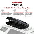 thumbnail image 2 of Yakima CBX LG 16 Roof Top Cargo Carrier Box, Fits StreamLine Crossbar, Black, 2 of 9