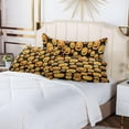 thumbnail image 6 of GZHJMY Funny Halloween Pumpkin Pillowcase Plush Pillowcase for Hair and Skin, Soft Standard Size Pillow Cases Zippered Queen Pillow Case Set of 1-20x26in Home Decor, 6 of 7