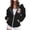 Q268 Black, variant on Womens Halloween Hoodie Funny Spooky Ghost Graphic Full Up Hooded Sweatshirt Novelty Long Sleeve Holiday Party Fall Sweatshirt Jacket with Pockets Red,S
