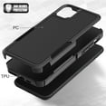 thumbnail image 5 of for iPhone 11 Case: Dual Layer Protective Heavy Duty Cell Phone Case Shockproof Rugged Bumper Tough with Screen Protector - 16ft Military Grade Drop Tested for Appple iPhone 11 (6.1 inch), Black, 5 of 9