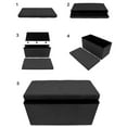 thumbnail image 4 of Sorbus Coffre-Banc de Rangement avec Banc Ottoman Pliable/rabattable avec Housse, Petit, 4 of 5