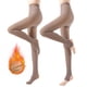 thumbnail image 1 of Calcetines de invierno para mujer, cálidos, con forro polar, mallas gruesas de terciopelo, pantalones térmicos translúcidos, calcetines para mujer, 1 of 6