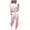Pink, variant on JINMGG Tracksuit for Women Set Plus Size Hoodies Sweatshirt + Pants Sets Sports Wear Leisure Lounge Wear With Pocket Women's Outfits on Clearance Activewear Joggers