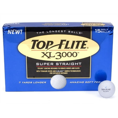 Top Flite XL 3000 Golf Balls, 15 Pack