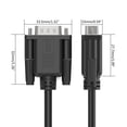 thumbnail image 3 of DB9Pin Cable RS232 Connection Cord Fast Data Transfer Computer Programming Cable, 3 of 8