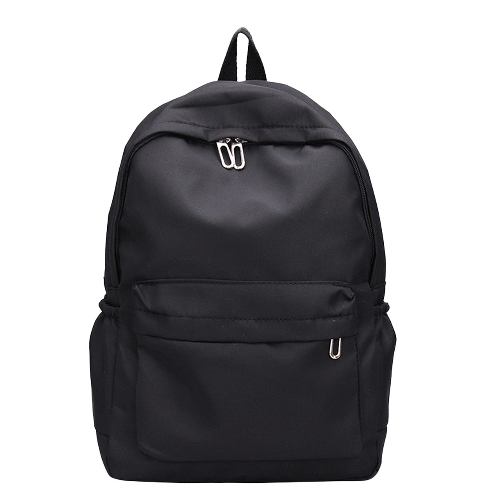 Ongmies Office Supplies Clearance Sales Back to School Supplies Student Schoolbag Large Capacity Outdoor Girls Backpack Solid Color Backpack Black Walmart