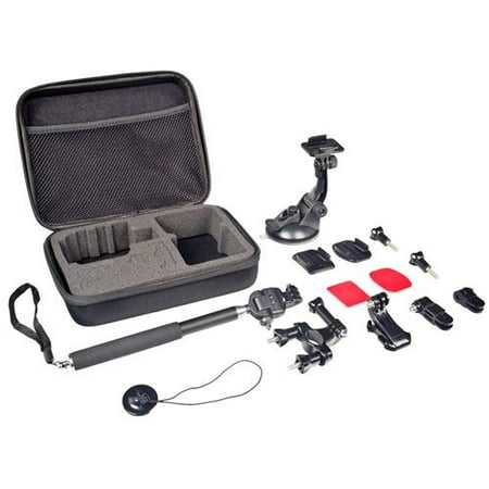 Bower Xtreme Action Series 6-in-1 Sports Bundle for GoPro HD HERO, HERO2, HERO3, HERO3+, HERO4, HERO, HERO+ LCD and HERO Session Cameras