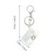 thumbnail image 4 of 2 llaveros pequeños para álbumes de fotos, de bolsillo, transparentes, con forma de tarjeta, para decorar llaveros., 4 of 6
