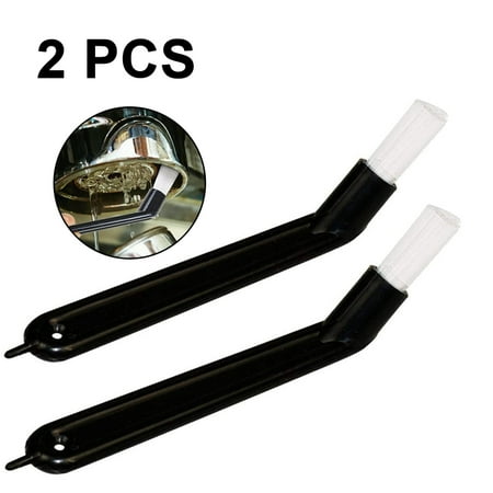 

2 pcs Coffee Machine Cleaning Brush Plastic Handle with Nylon Bristles Brush Espresso Brush Coffee Cleaning Tool