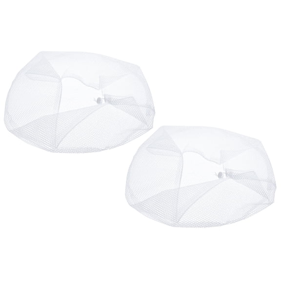 Uxcell 400mm 16 Inch Washable Dustproof Mesh Guard Net Fan Dust Cover White 2 Pack