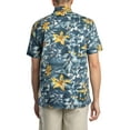 thumbnail image 3 of Superdry Hawaiian Print Short Sleeved Shirt, Blue, 3 of 6