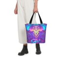 thumbnail image 6 of Kdxio Elephant in Tribal Style Women Reusable Grocery Bags Foldable Ripstop,Reusable Shopping Bags for Shopping,Gym,Gift, 6 of 7