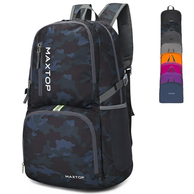 Mochila MAXTOP ligera y plegable 40/50 L para senderismo y acampada