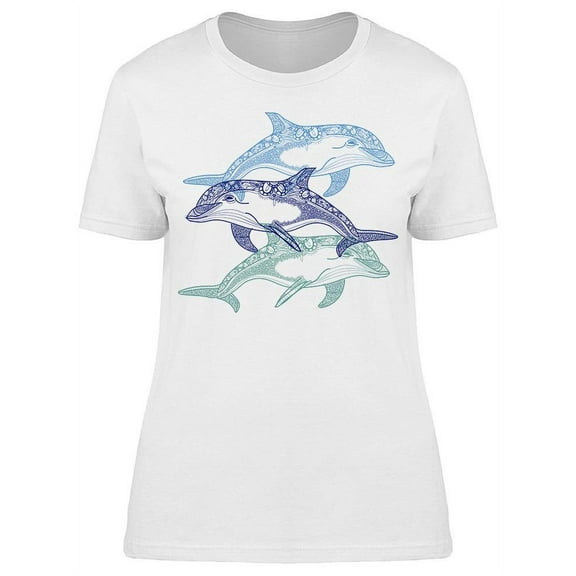 Bottlenose Dolphin T-Shirt Women -Image by Shutterstock, Female 3X-Large