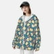thumbnail image 3 of Fotbe Eggs Toast Bacon And Arugula Chaqueta con Protección Solar UPF 50+ para Hombre y Mujer, Camisa con Capucha y Bolsillos-Small, 3 of 7