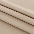 thumbnail image 4 of JIUZHEN French Door Curtains – Rod Pocket Thermal Blackout Curtain for Doors with Glass Window, Kitchen and Patio Doors for Privacy, 25 X 40 Inches Long, 1 Curtain Panel with Tieback, Beige, 4 of 7