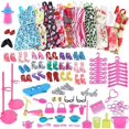thumbnail image 1 of Doll Clothes Set Fash Clothes Set For Girl 85 Pcs 10 Packs 75 Pcs, 1 of 5