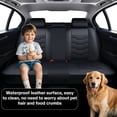 thumbnail image 4 of Leather Car Seat Covers, Universal Type, Suitable For Most Cars, Trucks, Suvs, And Vans, Waterproof And Non-Slip Protective Covers, Compatible With Airbags., 4 of 10