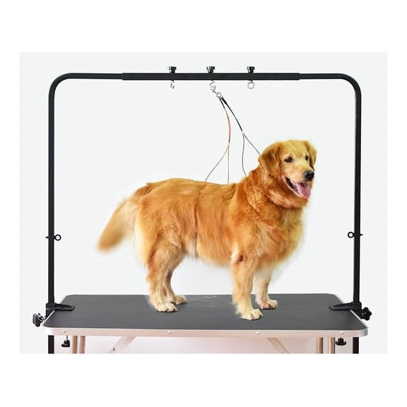 Overhead pet Grooming arm/Bars with Clamps Ideal for Dog Bathing & Grooming