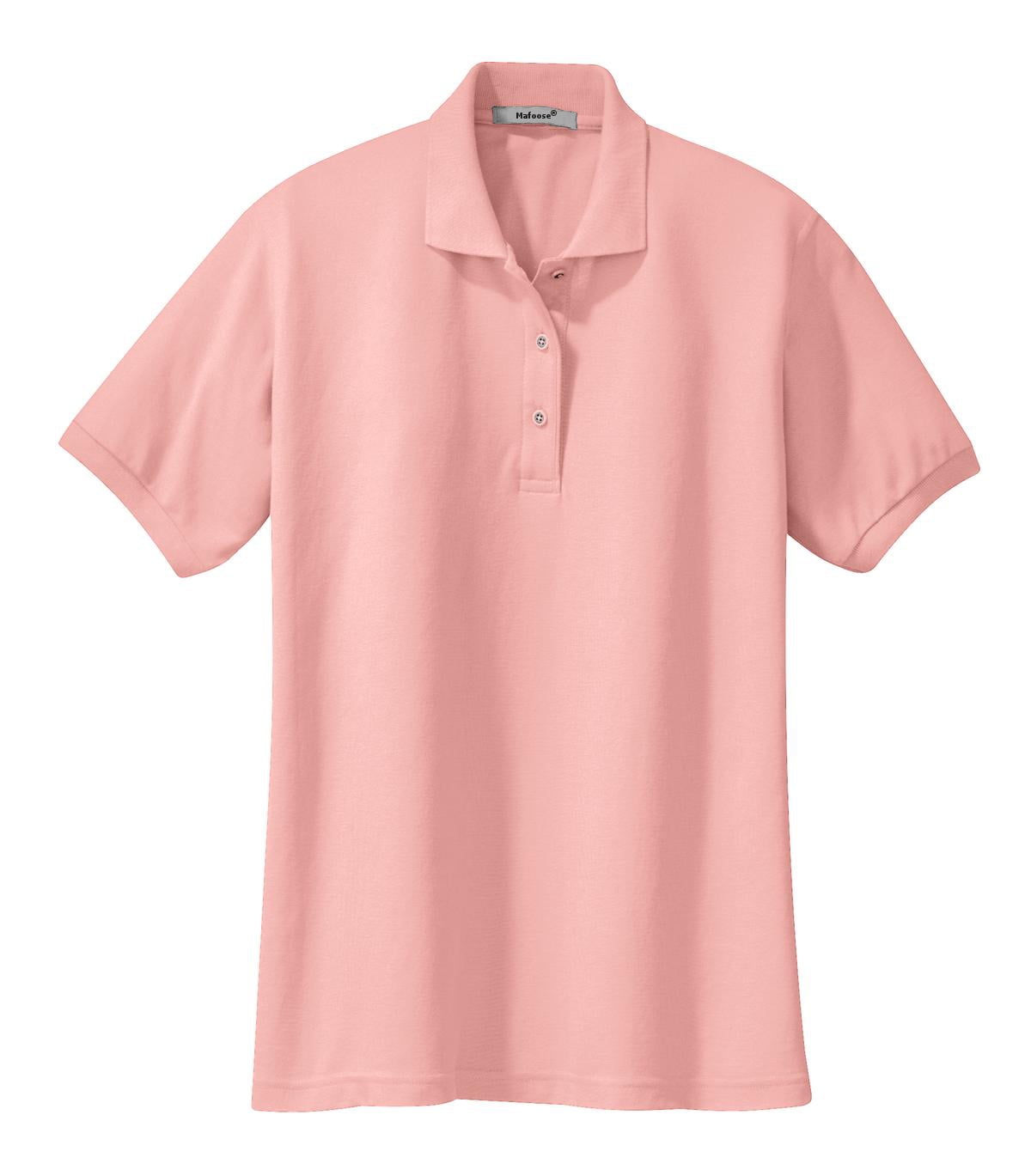 baby pink polo shirt womens